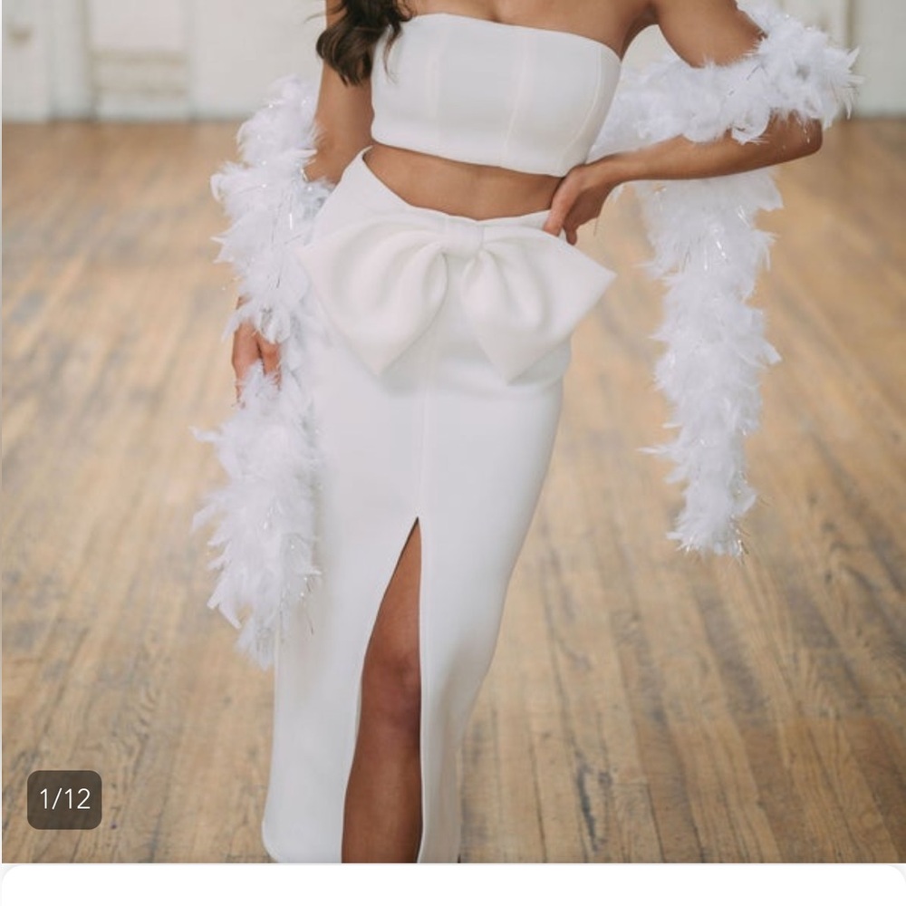 Bridal two piece bow set